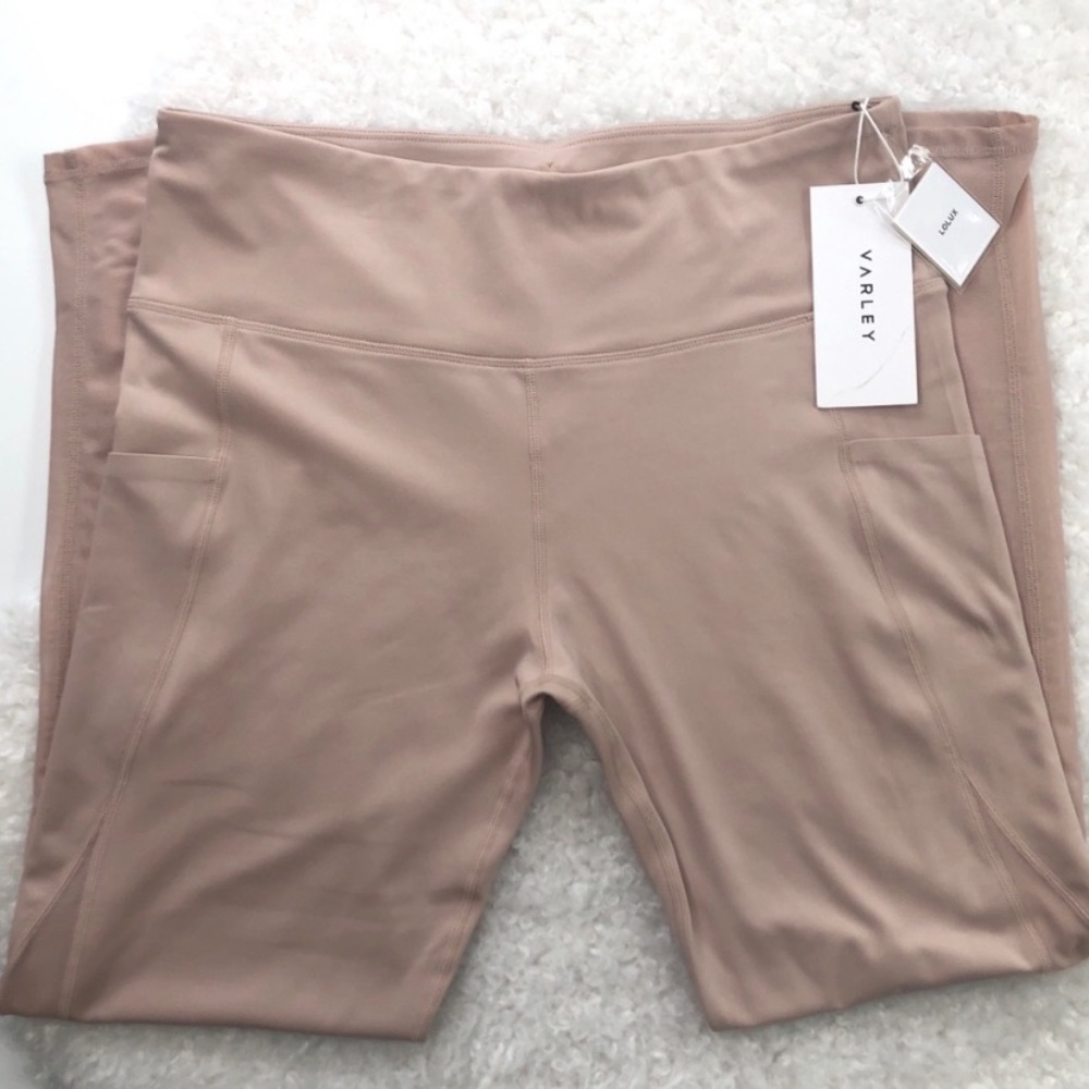 NWT Varley Clyde Legging Sepia Rose